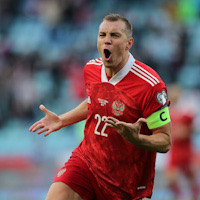 Dzyuba too hot to handle as Russia make it two wins from two