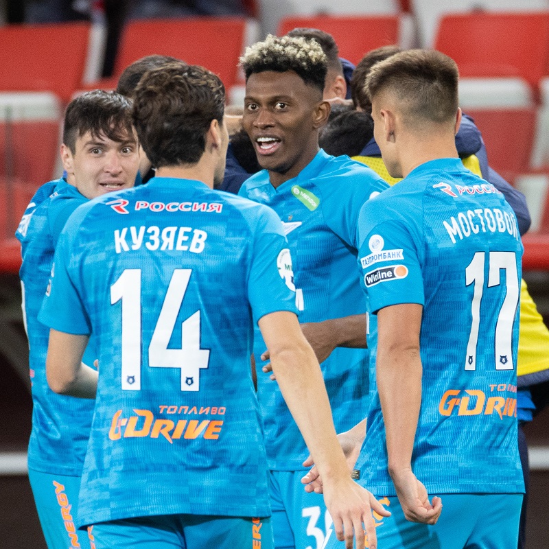 Zenit overcome Spartak to keep the first place