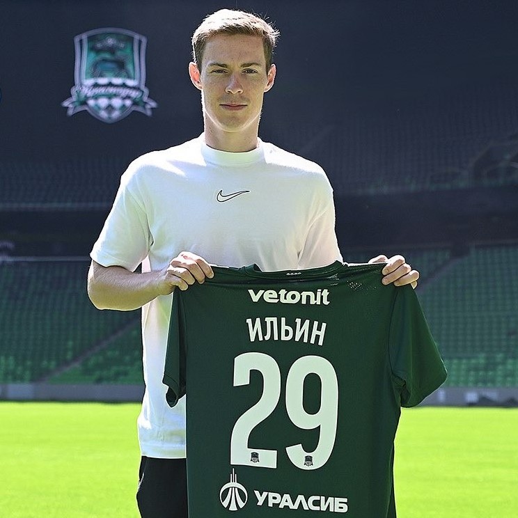 Ilyin signs with Krasnodar, Utkin moves to Akhmat on loan