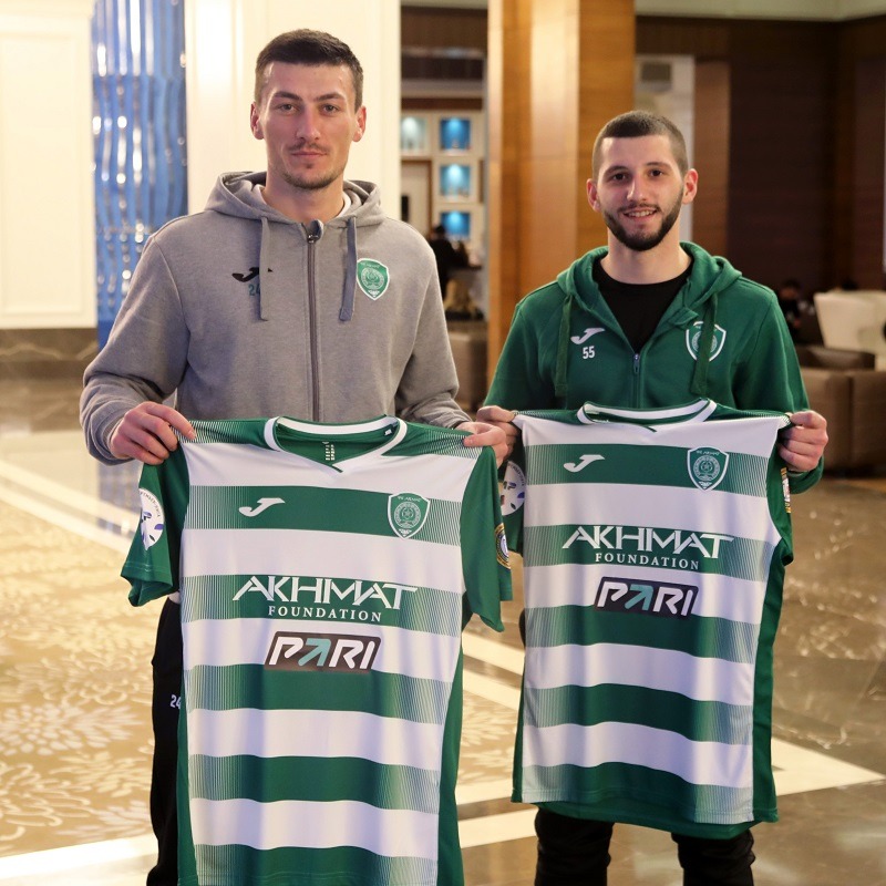 Akhmat announce signings of two players from Shakhtyor Soligorsk