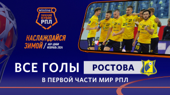 All 24 Rostov goals in first part of 2023/24 season | Meeting Winline RPL Winter Cup