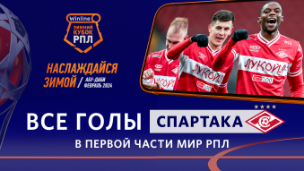 All 27 Spartak goals in first part of 2023/24 season | Meeting Winline RPL Winter Cup