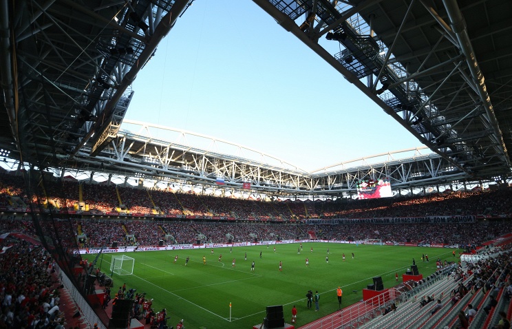 Spartak and Crvena Zvezda played in a draw in the first match at Otkrytie Arena