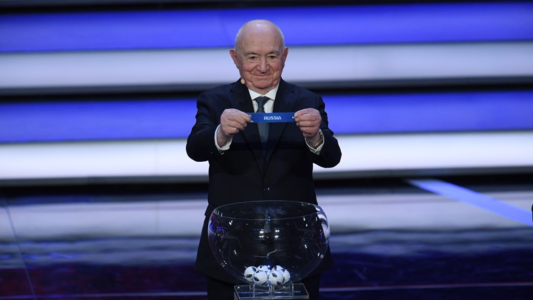 Russia is to play against Uruguay, Egypt and Saudi Arabia at FIFA 2018 World Cup