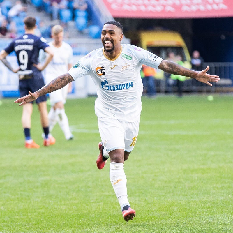 Malcom is sixth player with four-goal game in RPL
