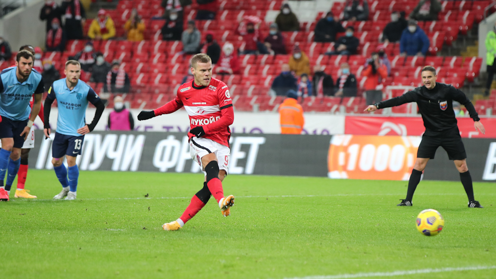 Spartak close gap at top with win over Rotor
