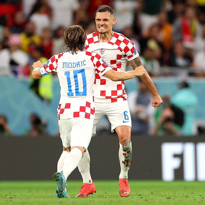 Lovren & Croatia reach World Cup Round of 16 drawing with Belgium