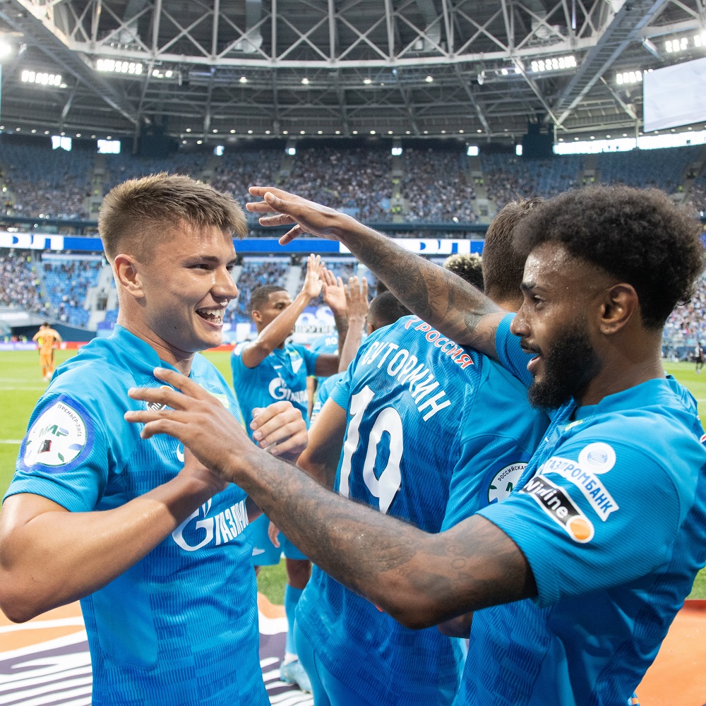 2nd half performance earns Zenit five-goal win