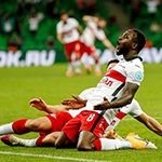 Spartak land huge blow in title race with crucial win over 10-man Krasnodar