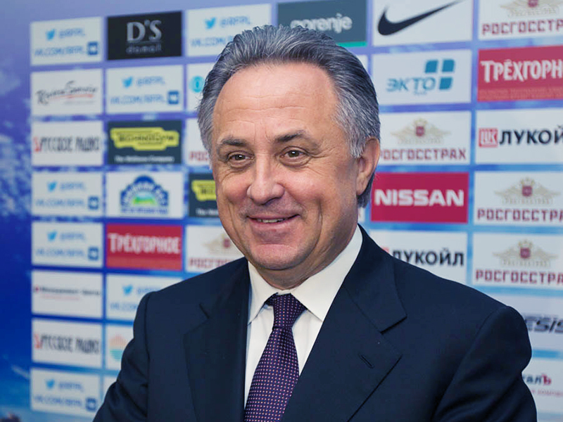 Congratulations to Vitaly Mutko on his new appointment