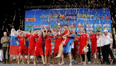 Congratulations to Russian national beach soccer team