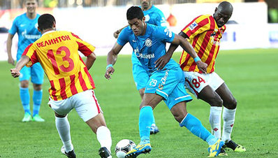 Zenit defeated Alania