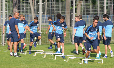 Complete Zenit team now training in Udelny Park