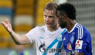 Zenit and Dynamo Kiev tied