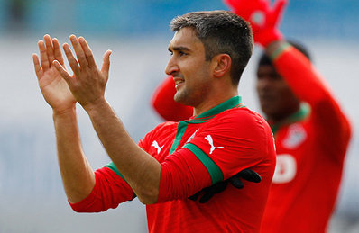 Aleksander Samedov made the 100th appearance for Lokomotiv