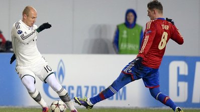 CSKA lost to Bayern in Champions League